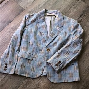 Blue suit top